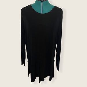 FLAX black tunic dress, Women’s Small